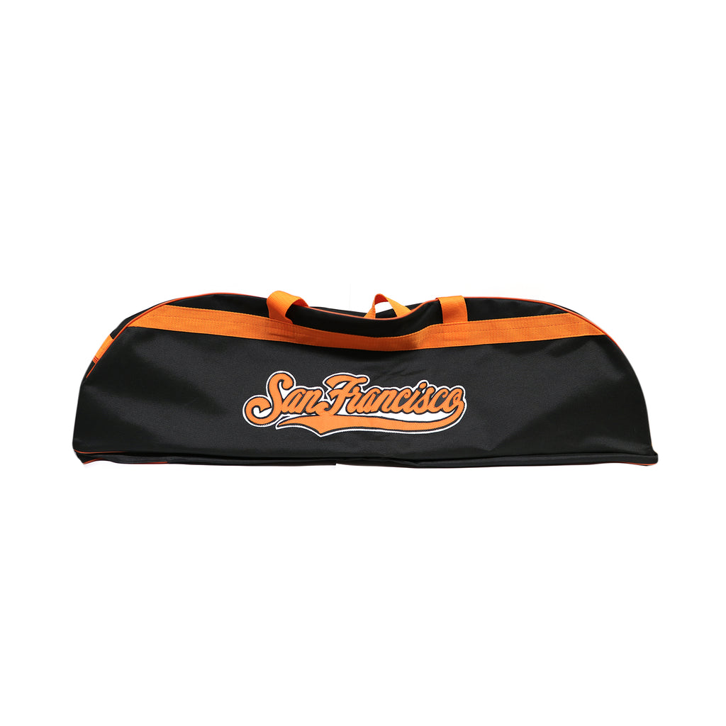 Batera Beisbol San Francisco Negro Naranja Mediana ADULTO