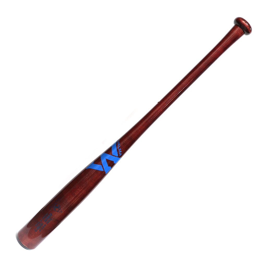 Bat Beisbol Madera Maple Valma JR Series Café Azul Juvenil