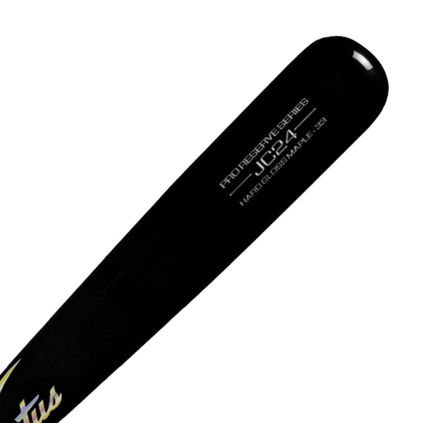 Bat Beisbol Madera Maple Victus JC24 Negro Plata ADULTO