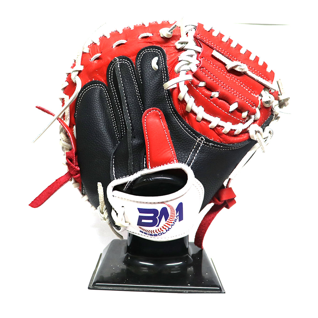 Guante Para Catcher Beisbol Beisbolmania R2000NGORJO Negro Rojo 32.5 In