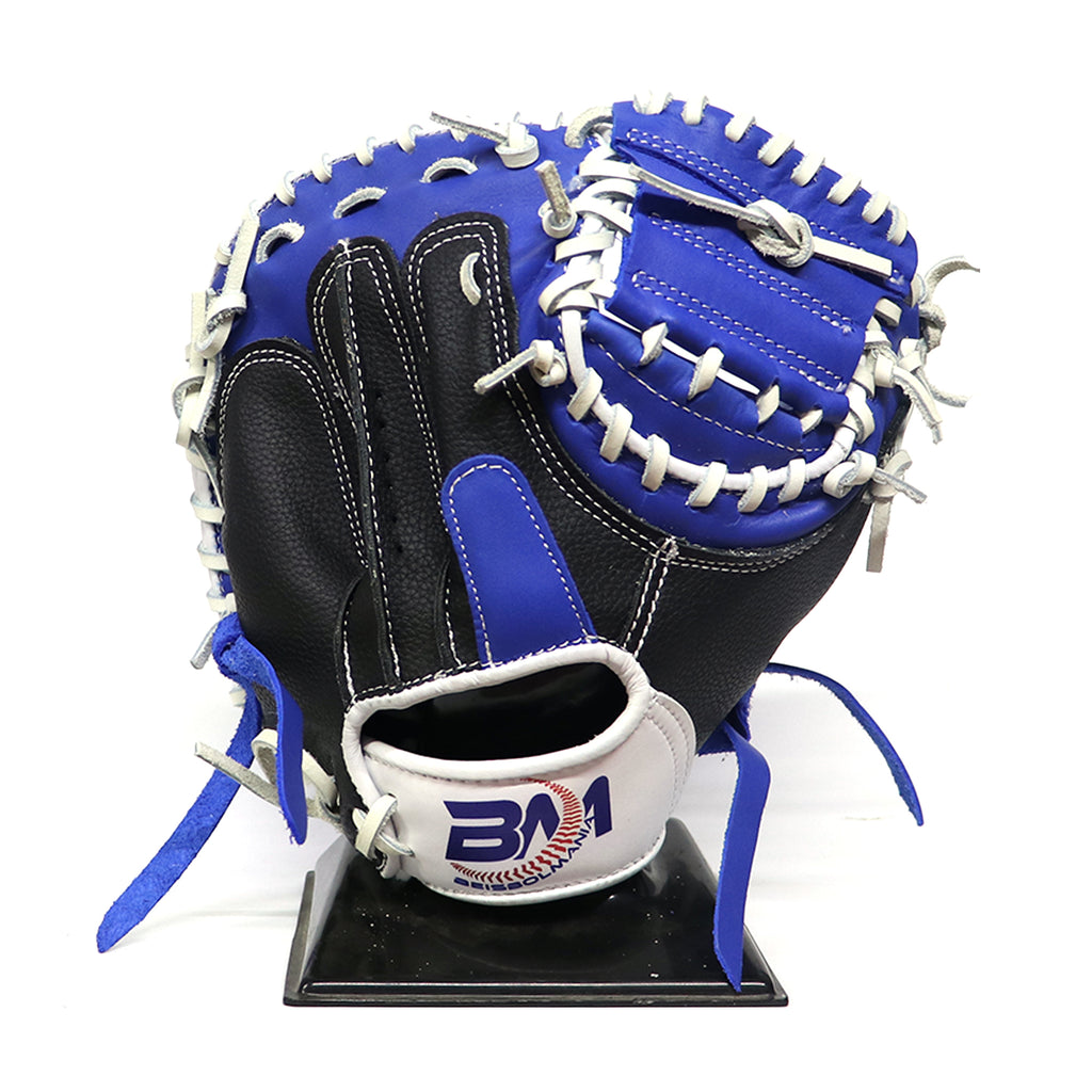 Guante Para Catcher Beisbol Beisbolmania R2000NGOAZL Negro Azul 32.5 In