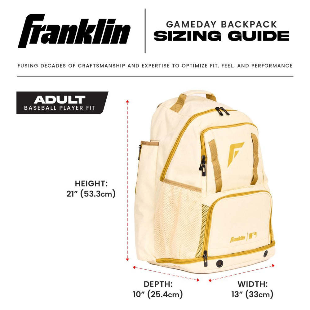 Back Pack Beisbol Softbol Franklin MLB Gameday Bag Adulto