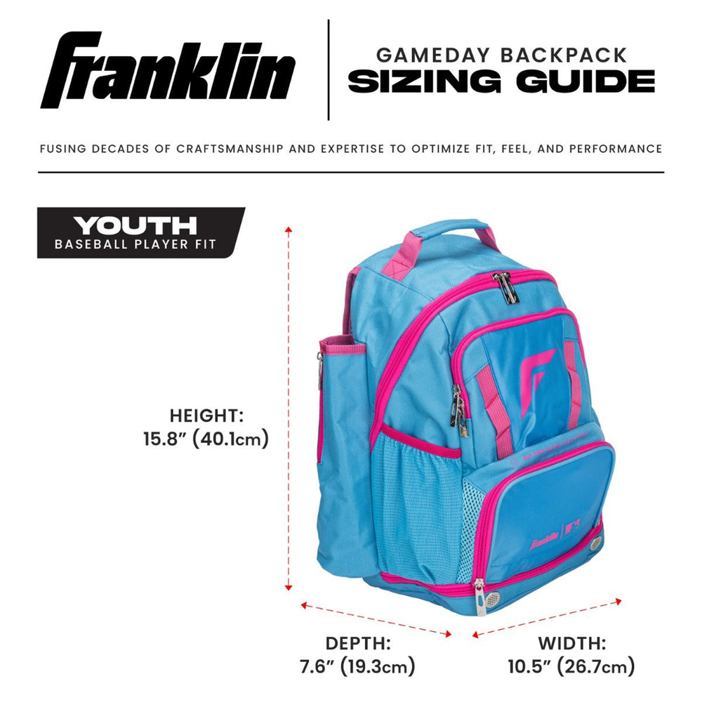 Back Pack Beisbol Softbol Franklin MLB Gameday Bag Infantil