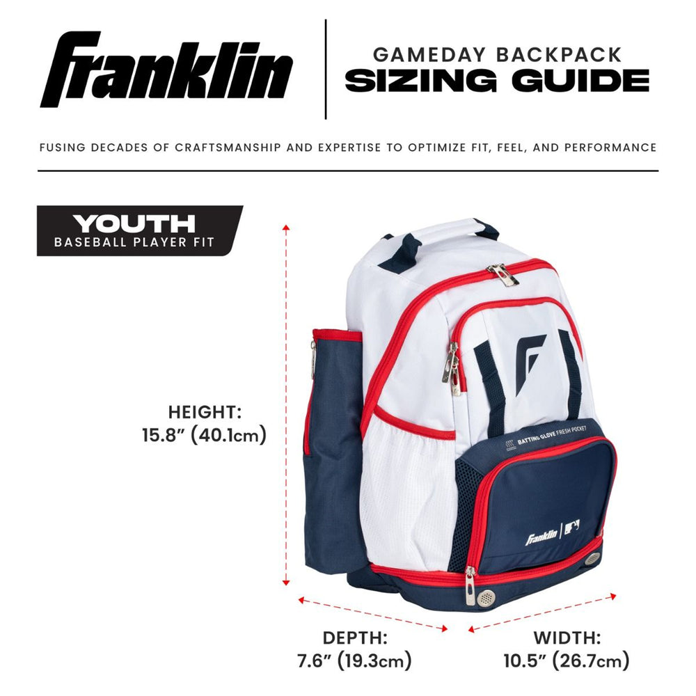 Back Pack Beisbol Softbol Franklin MLB Gameday Bag Infantil