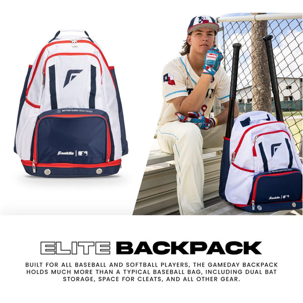 Back Pack Beisbol Softbol Franklin MLB Gameday Bag Adulto