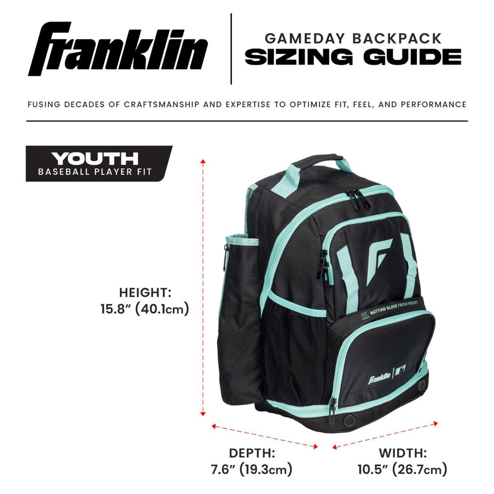 Back Pack Beisbol Softbol Franklin MLB Gameday Bag Infantil