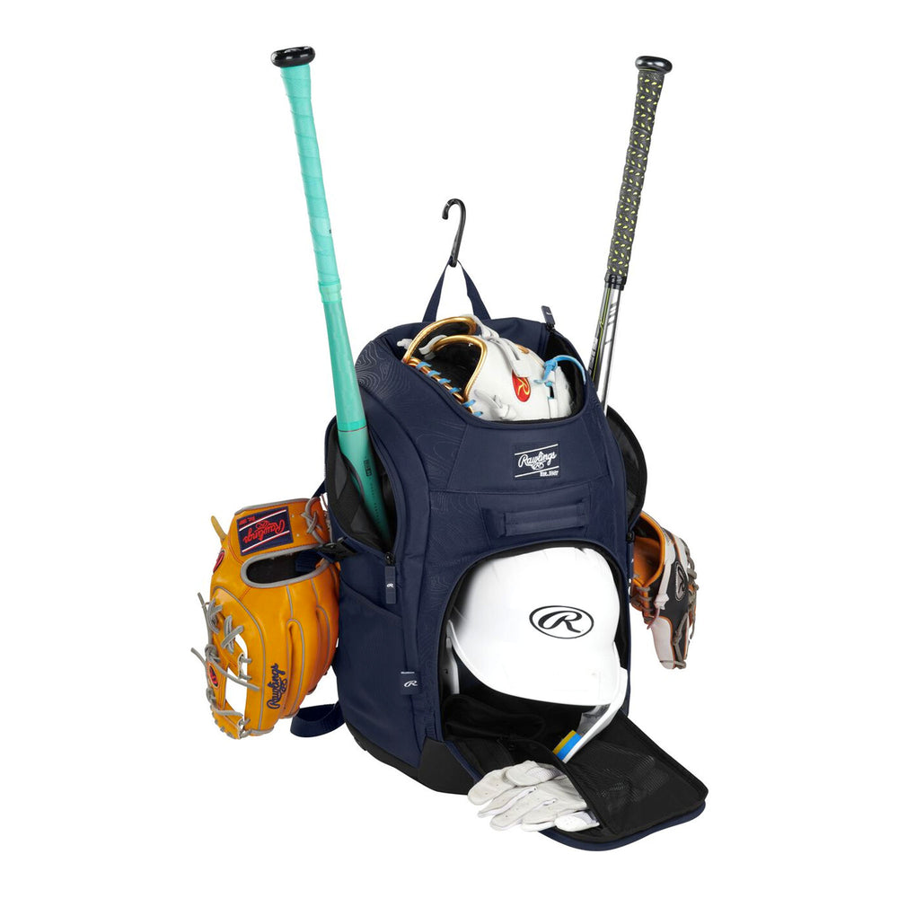 Backpack Mochila Beisbol Softbol Rawlings Franchise 2 Players FRANCHISE2 Adulto