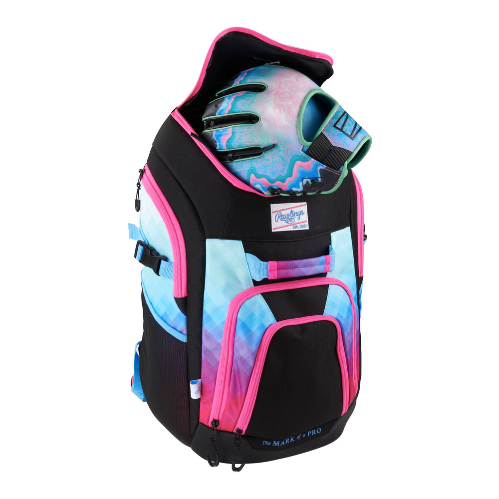 Backpack Mochila Beisbol Softbol Rawlings Franchise 2 Players FRANCHISE2 Adulto