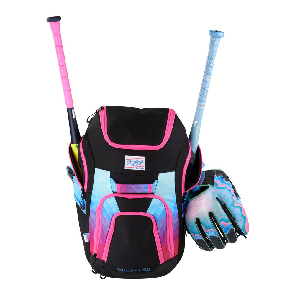 Backpack Mochila Beisbol Softbol Rawlings Franchise 2 Players FRANCHISE2 Adulto
