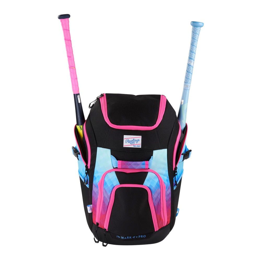 Backpack Mochila Beisbol Softbol Rawlings Franchise 2 Players FRANCHISE2 Adulto