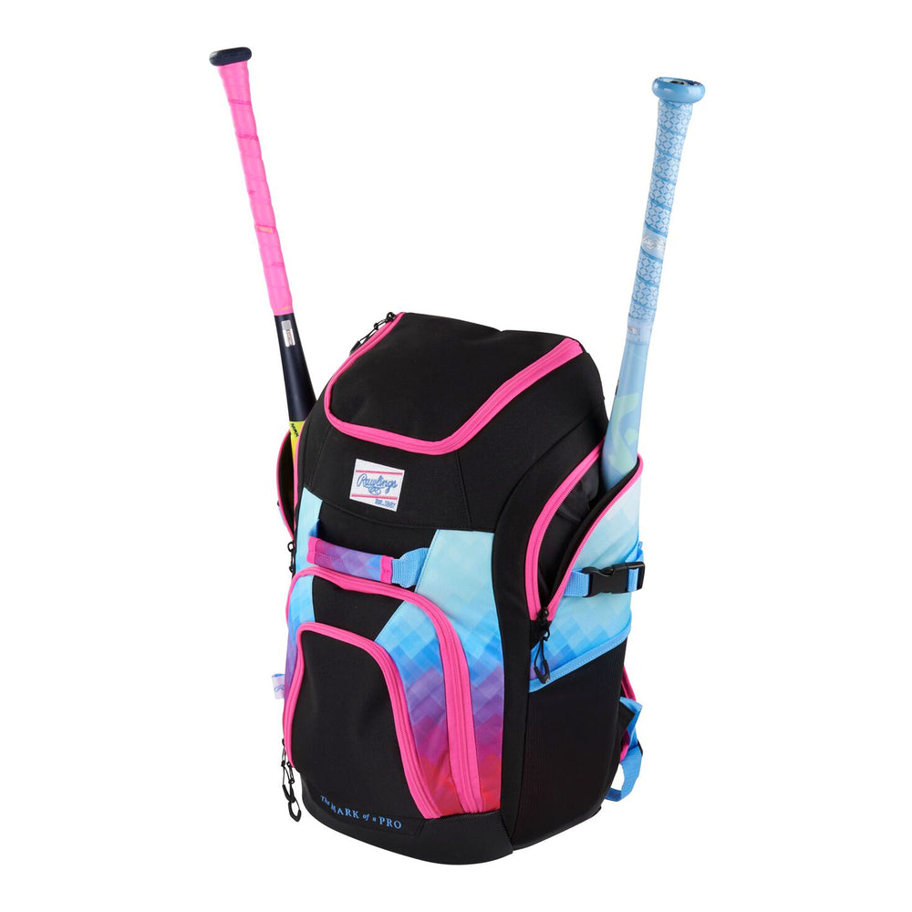 Backpack Mochila Beisbol Softbol Rawlings Franchise 2 Players FRANCHISE2 Adulto