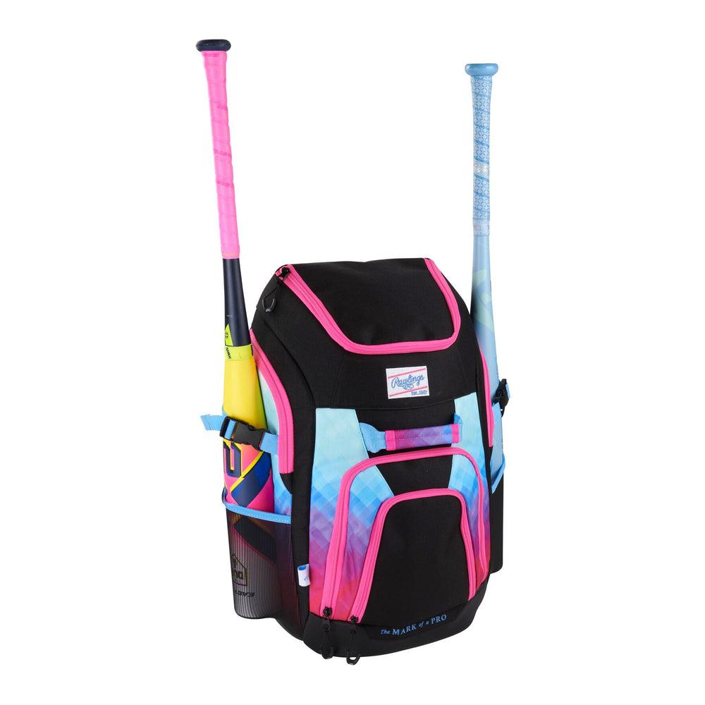 Backpack Mochila Beisbol Softbol Rawlings Franchise 2 Players FRANCHISE2 Adulto