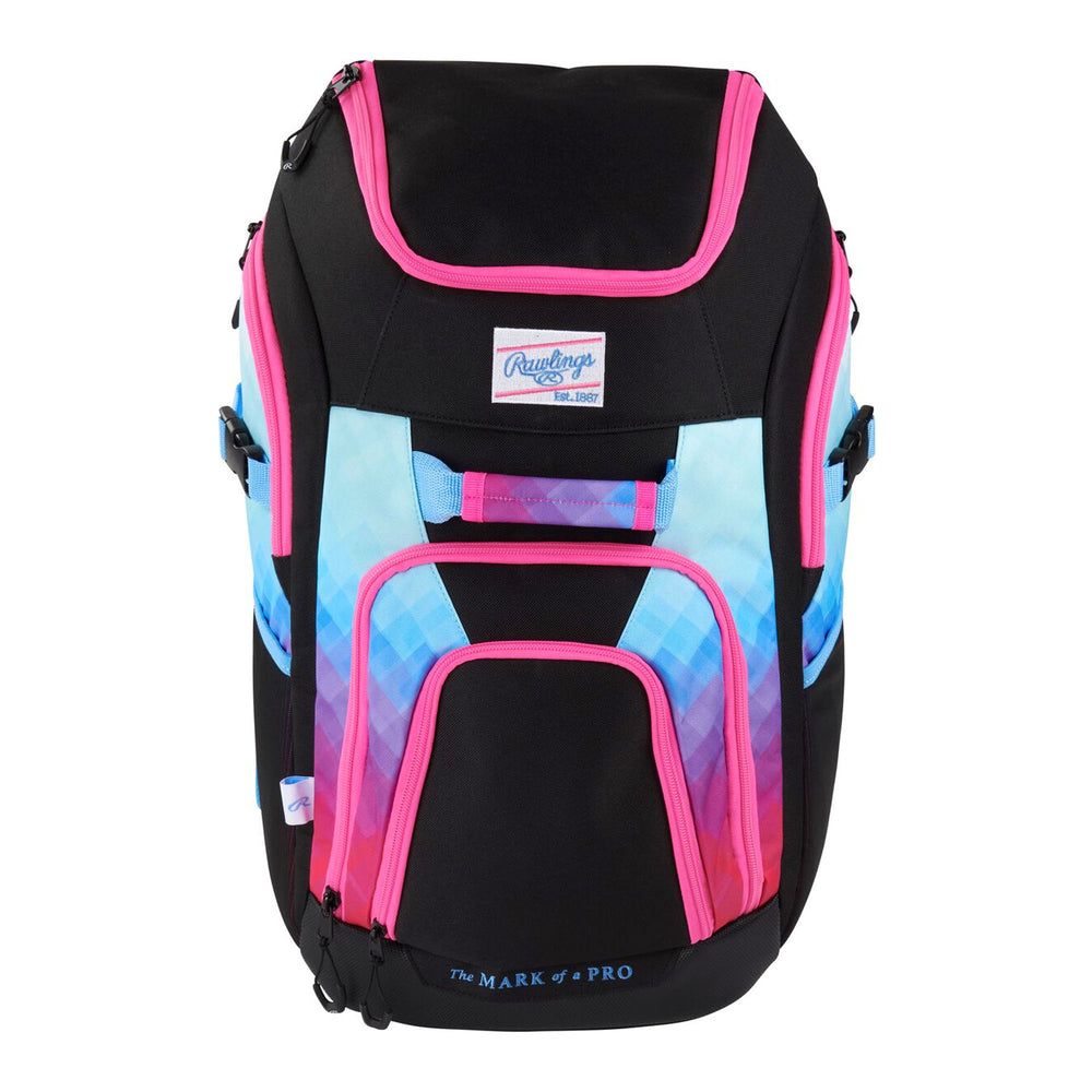 Backpack Mochila Beisbol Softbol Rawlings Franchise 2 Players FRANCHISE2 Adulto