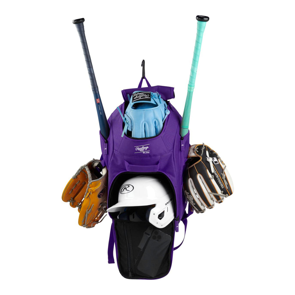 Backpack Mochila Beisbol Softbol Rawlings Franchise 2 Players FRANCHISE2 Adulto
