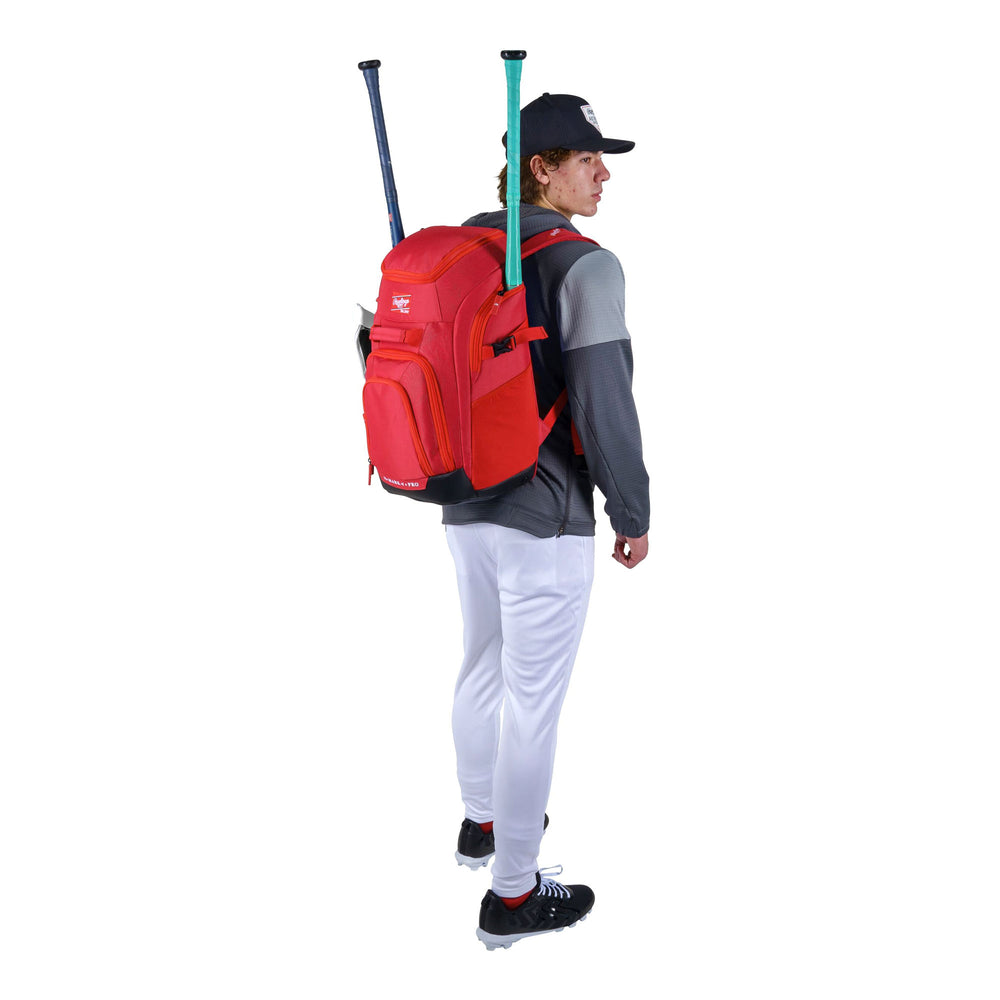 Backpack Mochila Beisbol Softbol Rawlings Franchise 2 Players FRANCHISE2 Adulto