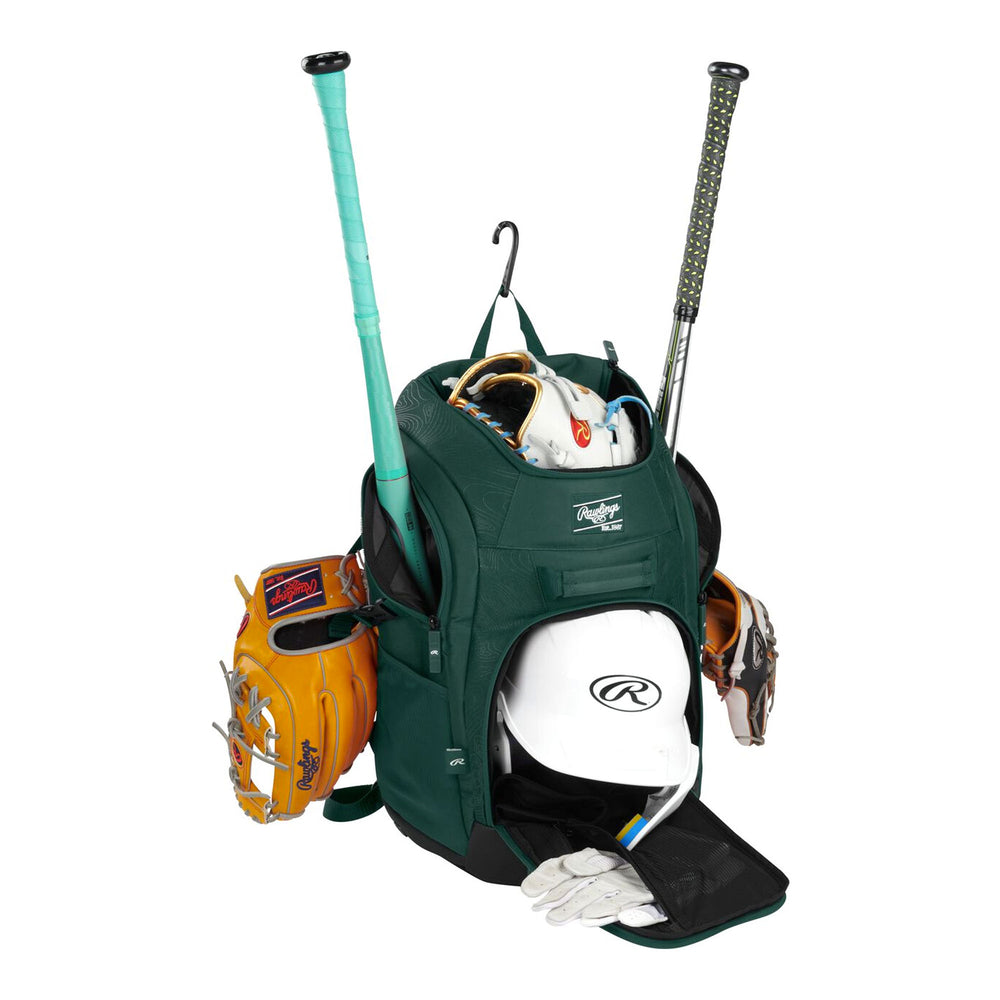 Backpack Mochila Beisbol Softbol Rawlings Franchise 2 Players FRANCHISE2 Adulto