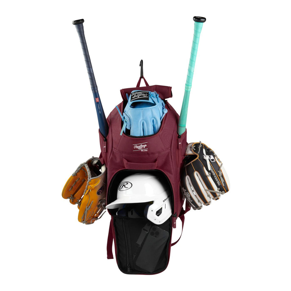 Backpack Mochila Beisbol Softbol Rawlings Franchise 2 Players FRANCHISE2 Adulto