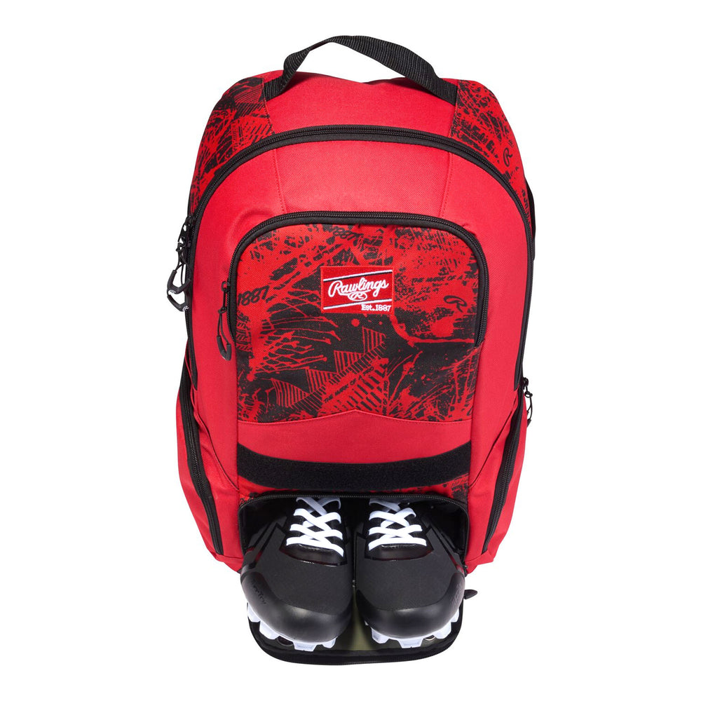 Backpack Mochila Beisbol Softbol Rawlings Gamer Series GAMERBP Infantil