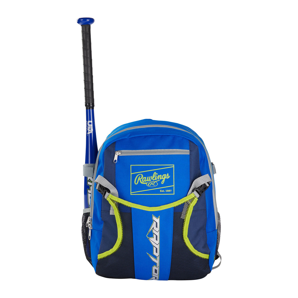 Backpack Mochila Beisbol Softbol Rawlings Raptor Infantil
