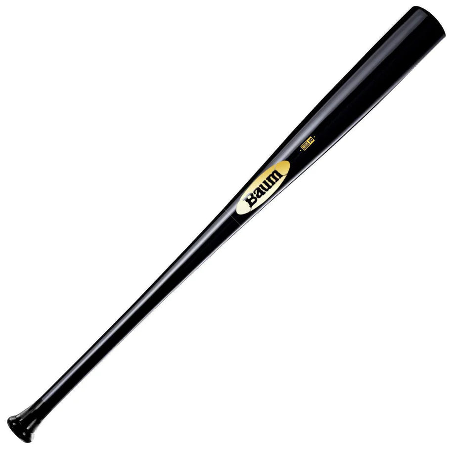 Bat Beisbol Baum Negro Dorado Grafito Mango Acampanado -3