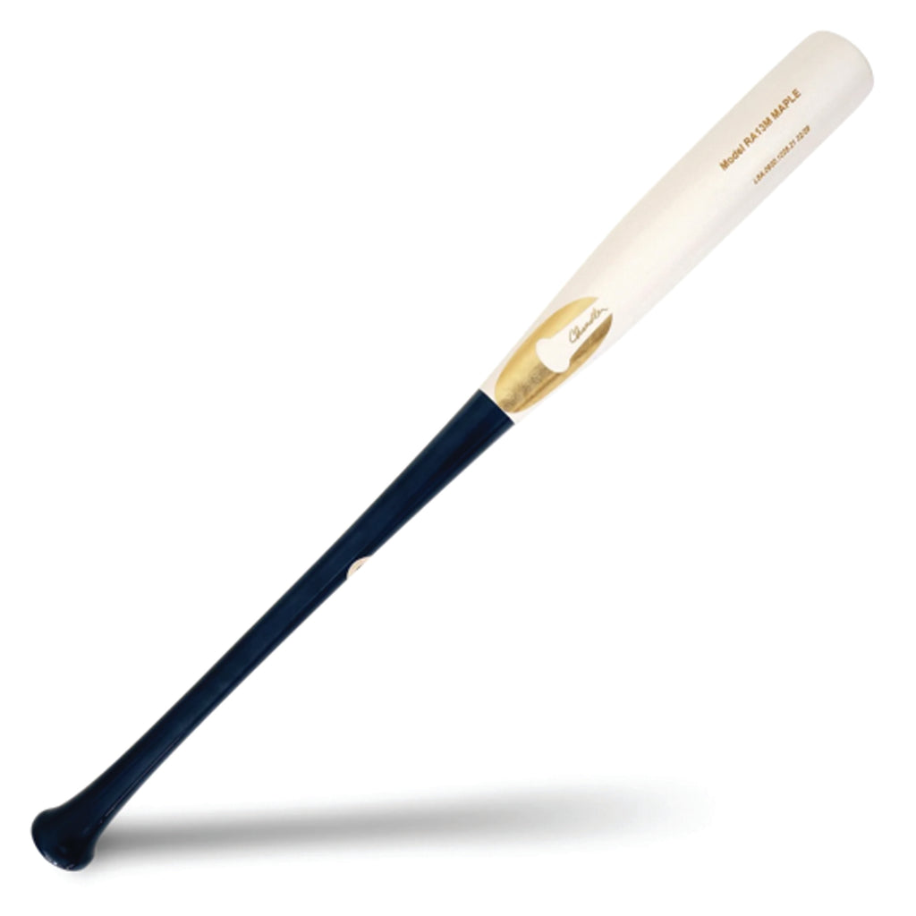 Bat Beisbol Madera Maple Chandler RA13M Negro Blanco ADULTO