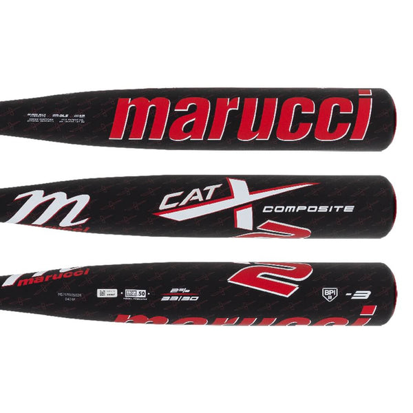 Bat Beisbol Marucci Catx2 BBCOR Barril 2 5/8 MCBCCPX2 (-3) Compuesto
