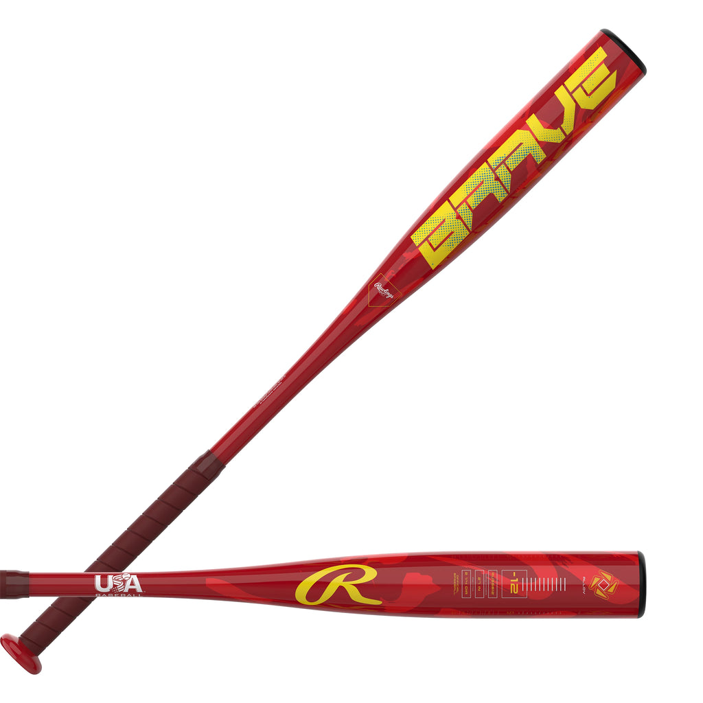 Bat Beisbol Rawlings Brave Sello USA Barril 2 5/8 S04RUS6B12 (-12) Aluminio