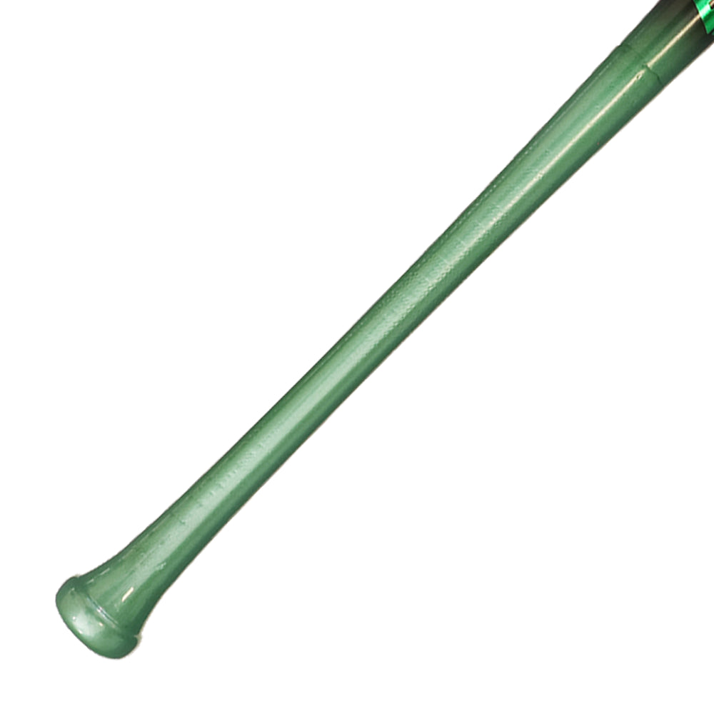 Bat Beisbol Reforzado Con Fibra de Vidrio Beisbolmania Elite Bamboo BM271 Verde Negro