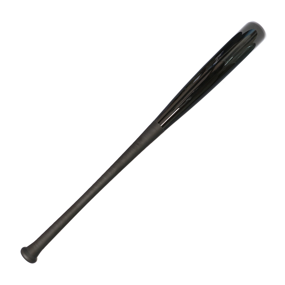 Bat Beisbol Reforzado Con Fibra de Vidrio Beisbolmania Maple Plus BM110 Negro Dorado