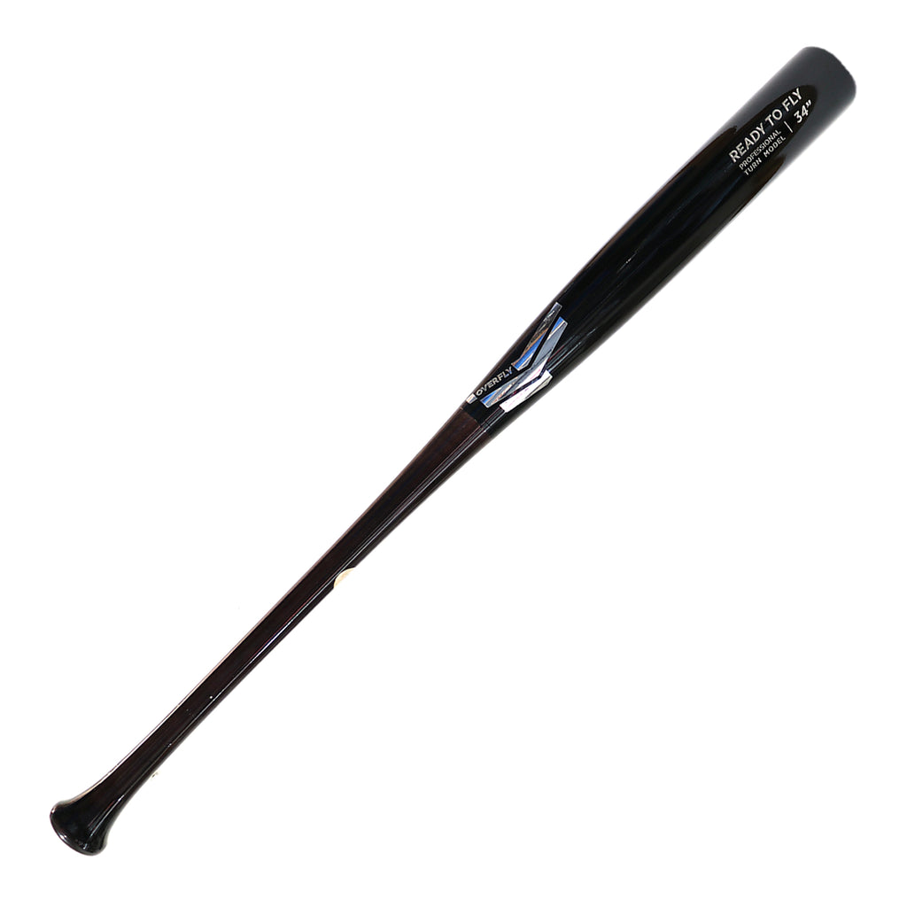 Bat Beisbol Madera Overfly Ready To Fly Café Negro Plata Maple