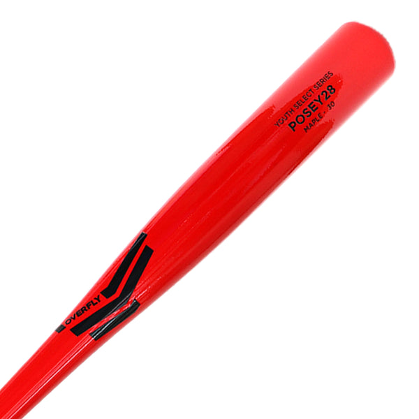 Bat Beisbol Madera Overfly Posey28 Youth Series Rojo Maple