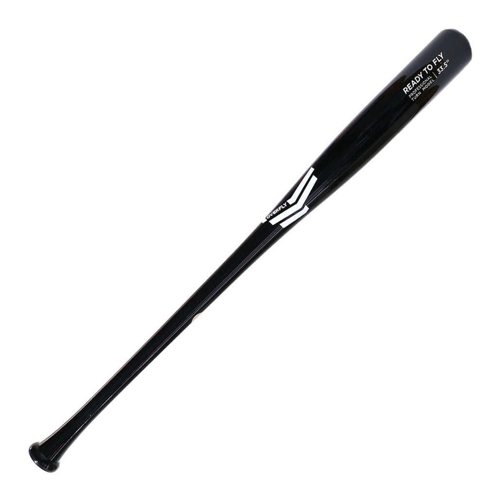 Bat Beisbol Madera Overfly Ready To Fly Negro Blanco Maple