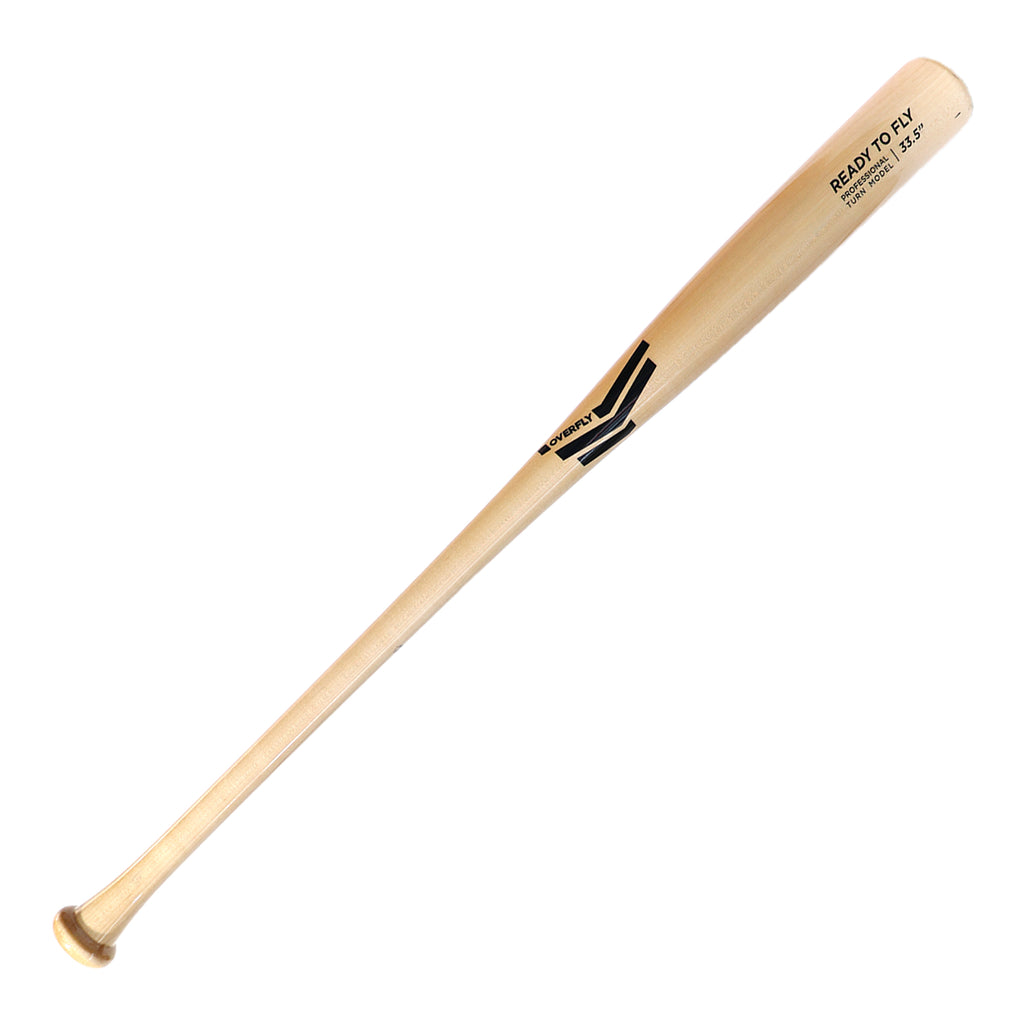 Bat Beisbol Madera Overfly Ready To Fly Natural Negro Maple