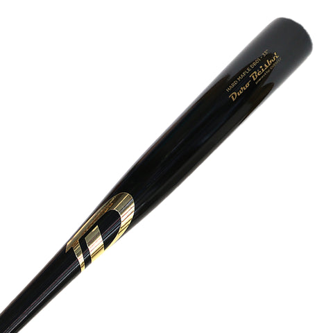 Bat Beisbol Madera Overfly Duro Negro Dorado Maple