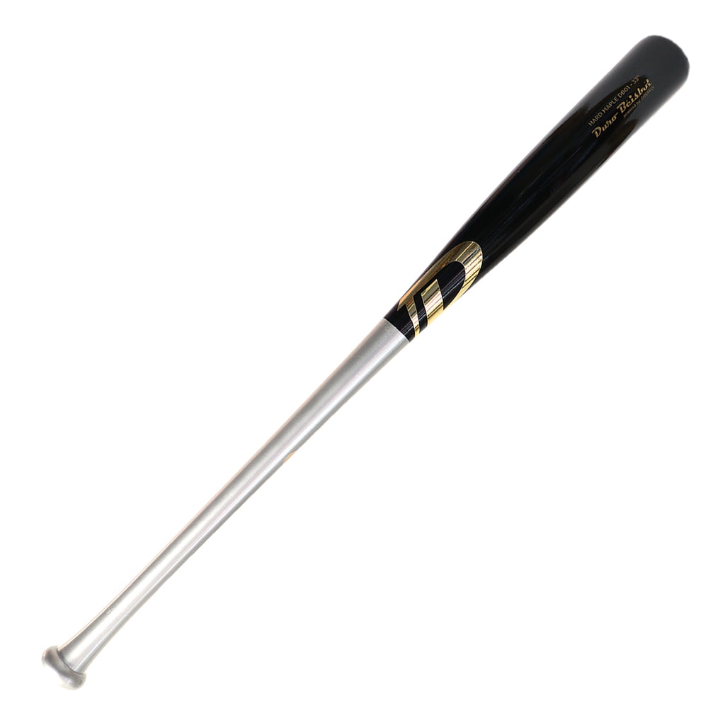 Bat Beisbol Madera Overfly Duro Gris Negro Maple