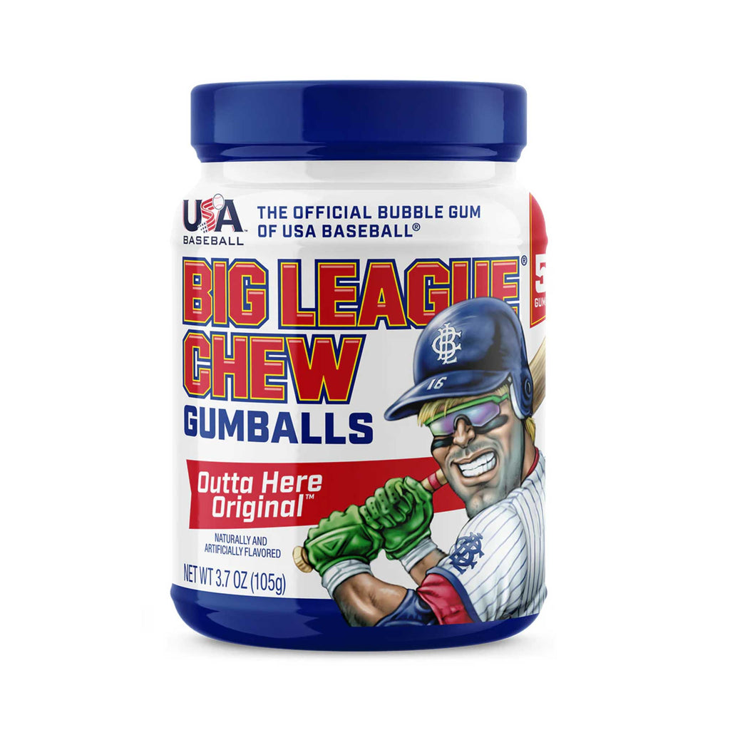 Bolas de Chicle Sabor Original Outta HERE Big League Chew 105 gr