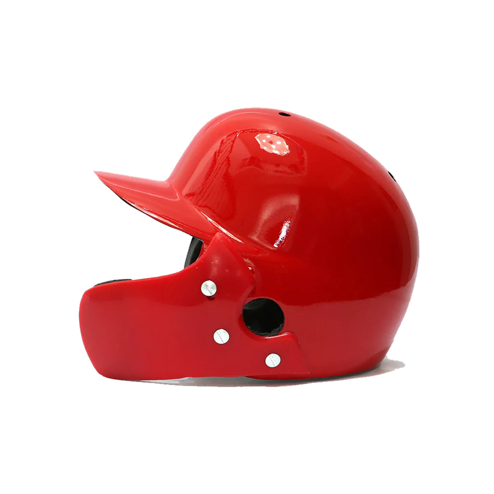 Casco Beisbol Softbol Juvenil BS SB-4J Fibra de Vidrio Con Ranuras y Protector