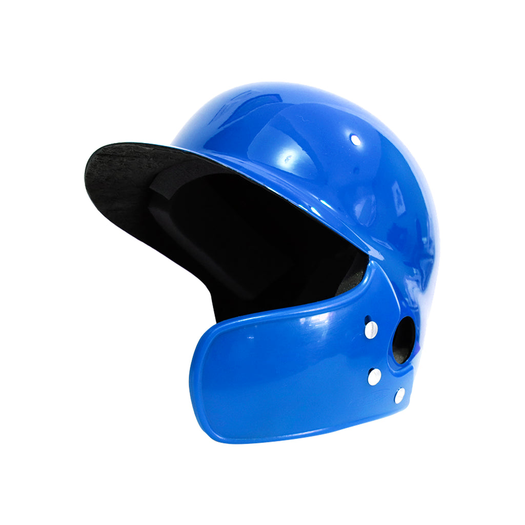 Casco Beisbol Softbol BS2 Fibra de Vidrio Con Protector Azul Rey ADULTO