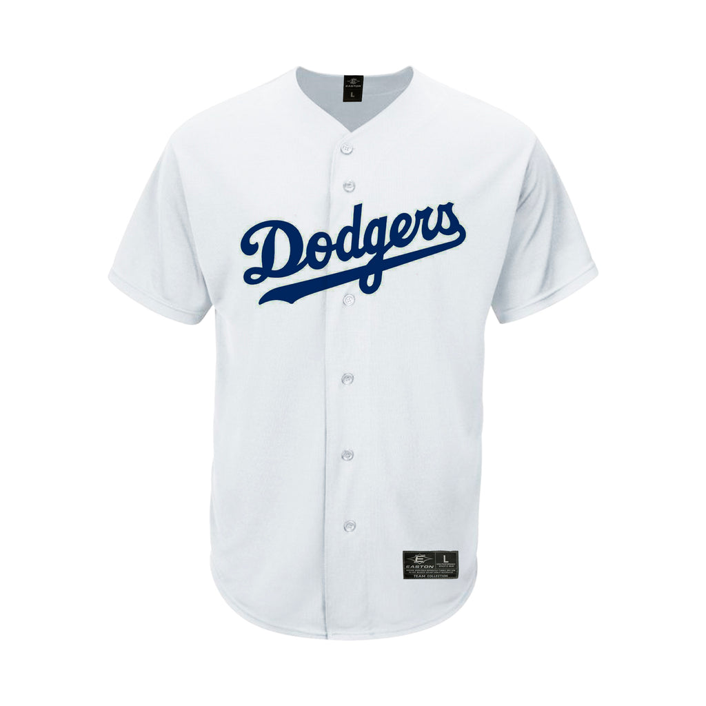 Jersey Camisola Beisbol Easton Dodgers Los Angeles Mookie Betts 50 Blanco Adulto