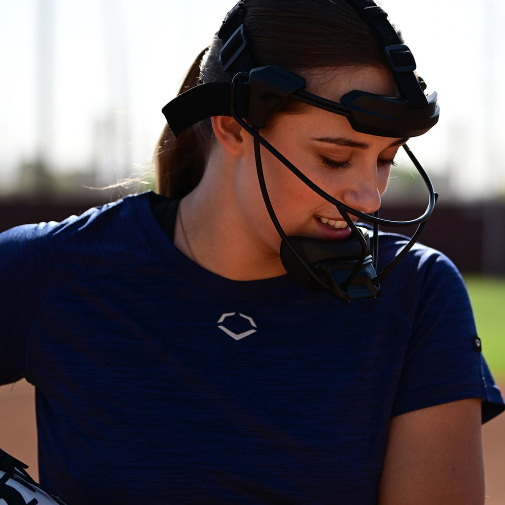 Careta Protección Facial Softbol Evoshield Defenders Adulto