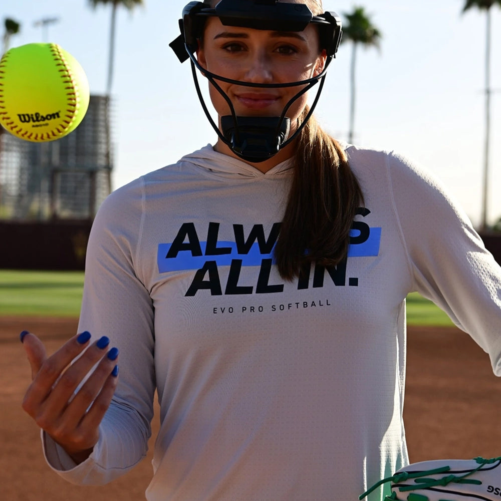 Careta Protección Facial Softbol Evoshield Defenders Adulto