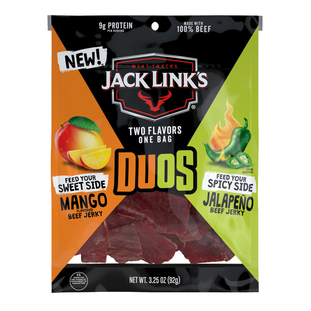 Carne Seca Res Jack Link's Duos Mango y Jalapeño (2.85 oz)