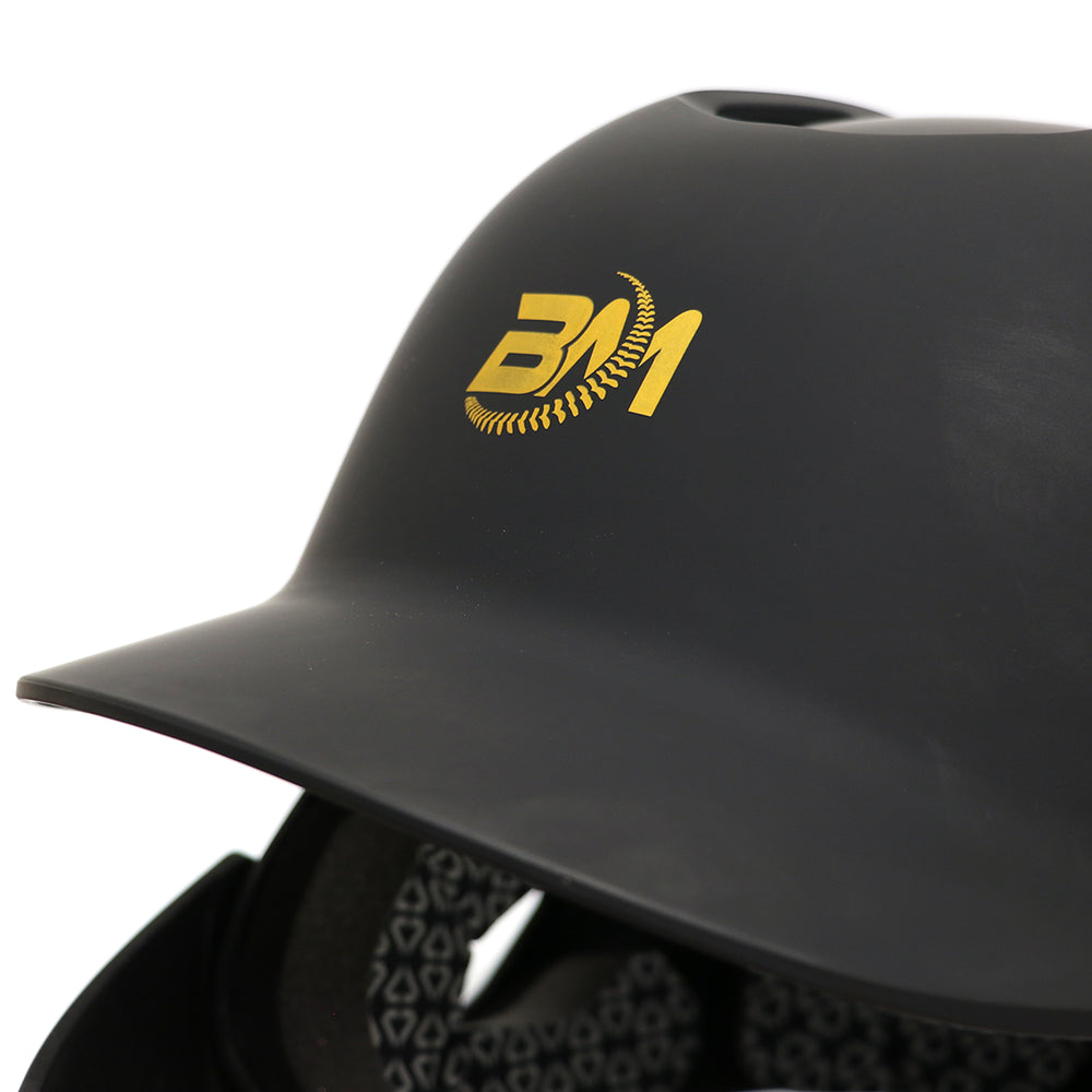 Casco Beisbol Softbol Beisbolmania CSC-BMX-CNA1-NGO 1 Oreja Con Protector De Mandibula Bateador Zurdo