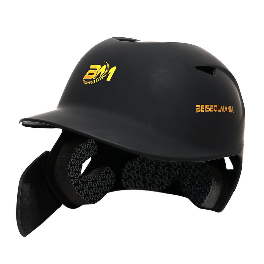 Casco Beisbol Softbol Beisbolmania CSC-BMX-CNA1-NGO 1 Oreja Con Protector De Mandibula Bateador Zurdo