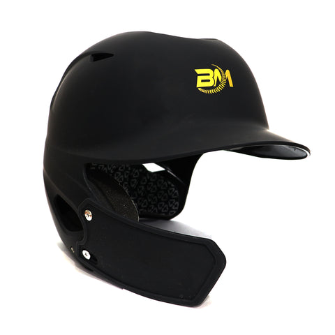Casco Beisbol Softbol Beisbolmania CSC-BMX-CNA1-NGO 1 Oreja Con Protector De Mandibula Bateador Zurdo