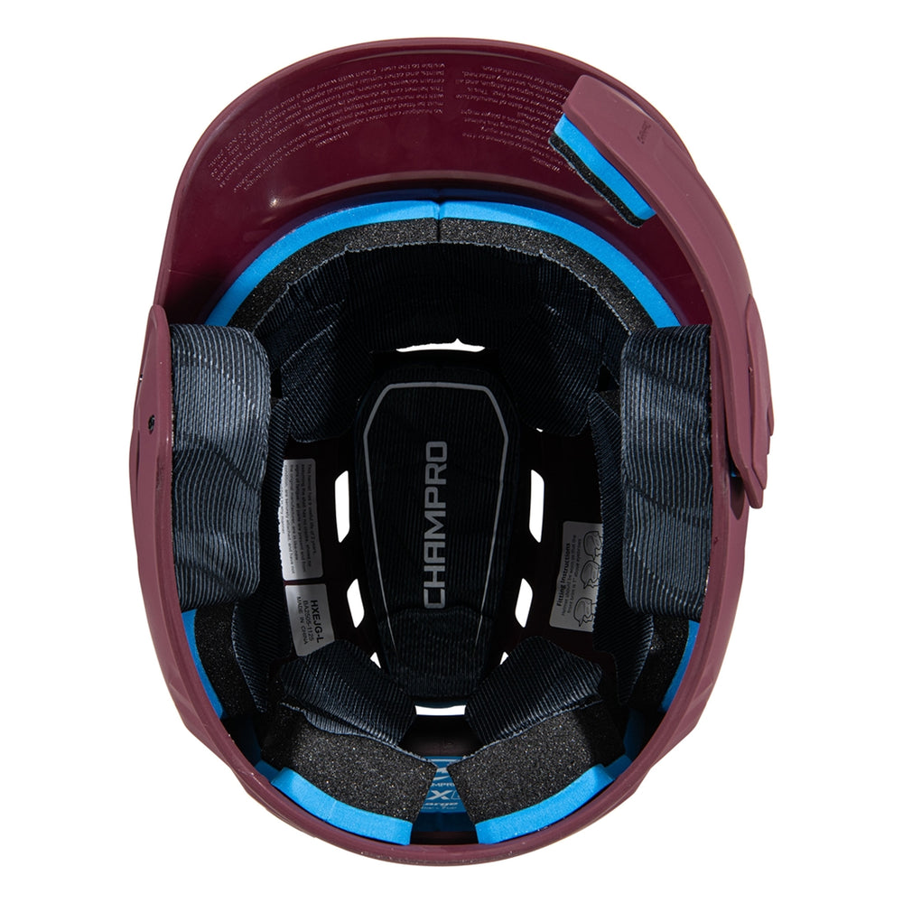 Casco Beisbol Softbol Champro HXE Mate Con Protector De Mandíbula HXEMJG Bateador Derecho/Zurdo
