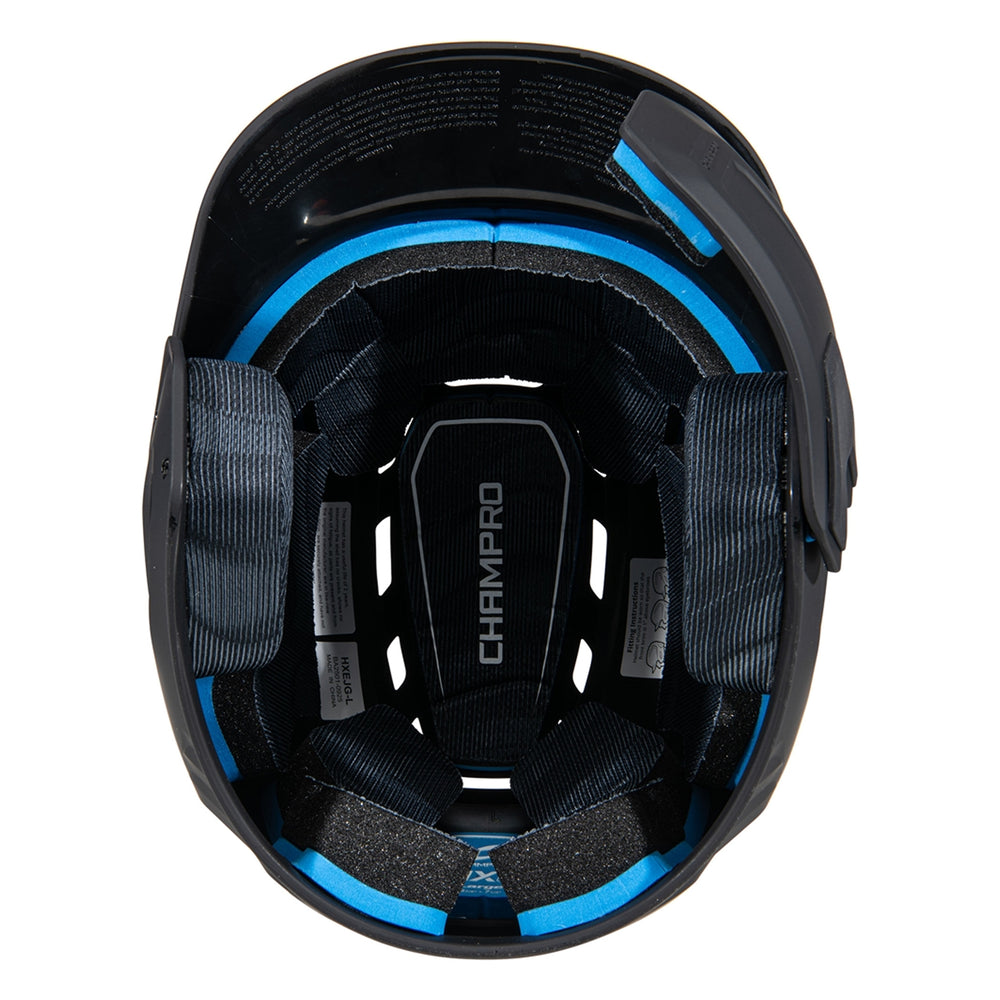 Casco Beisbol Softbol Champro HXE Mate Con Protector De Mandíbula HXEMJG Bateador Derecho/Zurdo
