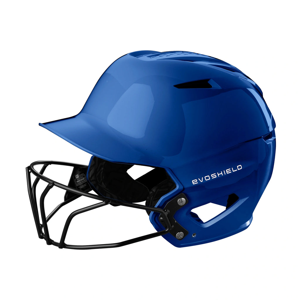 Casco Softbol Evoshield XVT 2.0 Azul Rey Brillante Ajustable