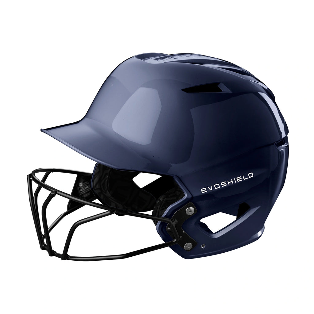 Casco Softbol Evoshield XVT 2.0 Azul Marino Brillante Ajustable