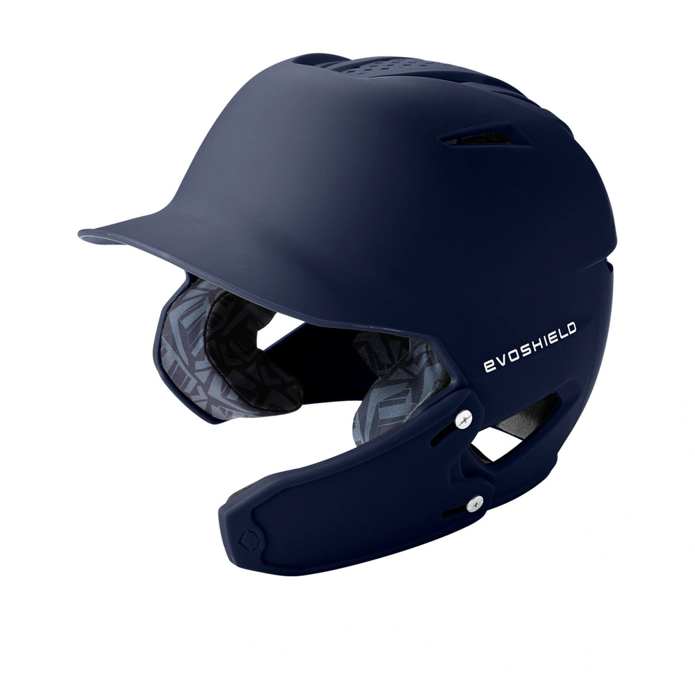 Casco Beisbol Softbol Evoshields XVT 2.0 Mate Con Protector de Mandíbula Derecho